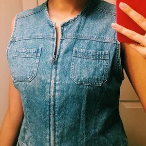 Denim vest